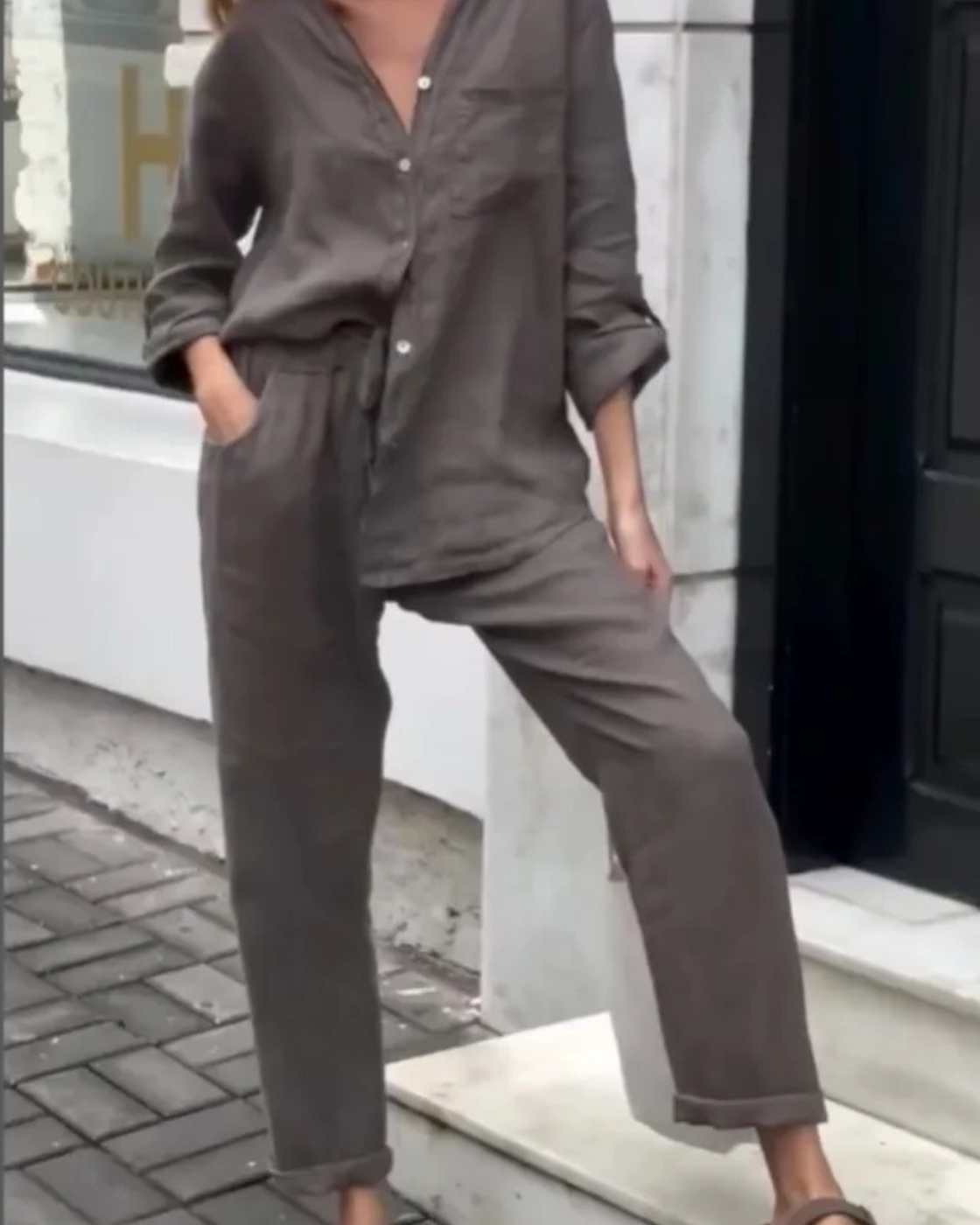 Mercedes Linen Set