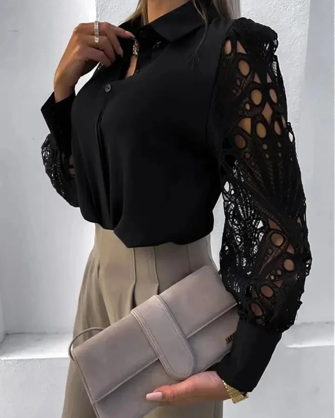 Beatrice Lace Shirt