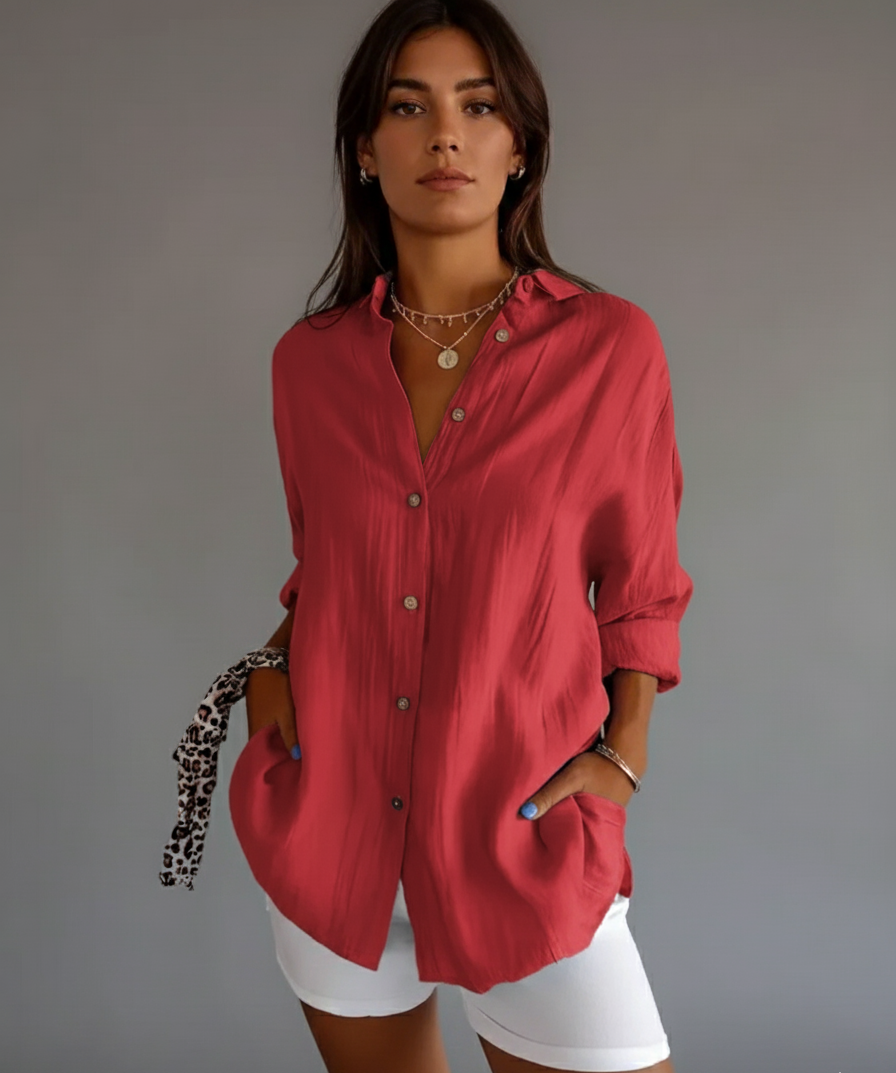 Ivy Linen and Cotton Shirt