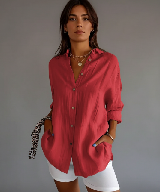 Ivy Linen and Cotton Shirt