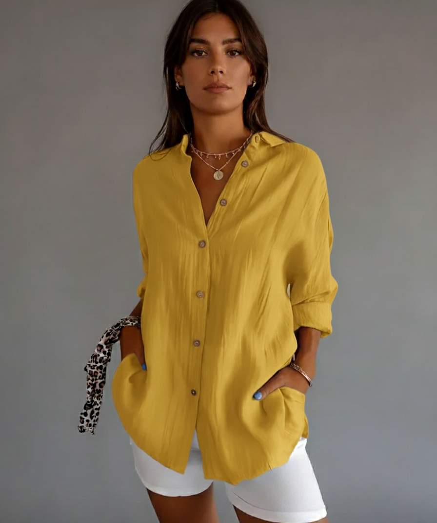 Ivy Linen and Cotton Shirt