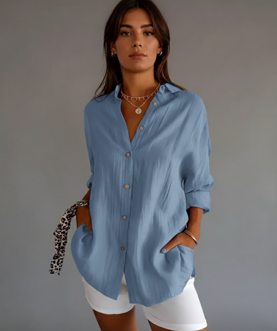 Ivy Linen and Cotton Shirt