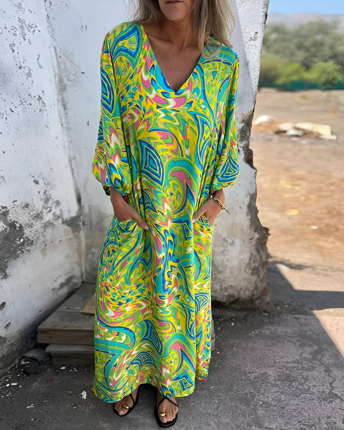Pearl Dress - V-neck | Super Lightweight and Loose - Vintage (Spring 2025)