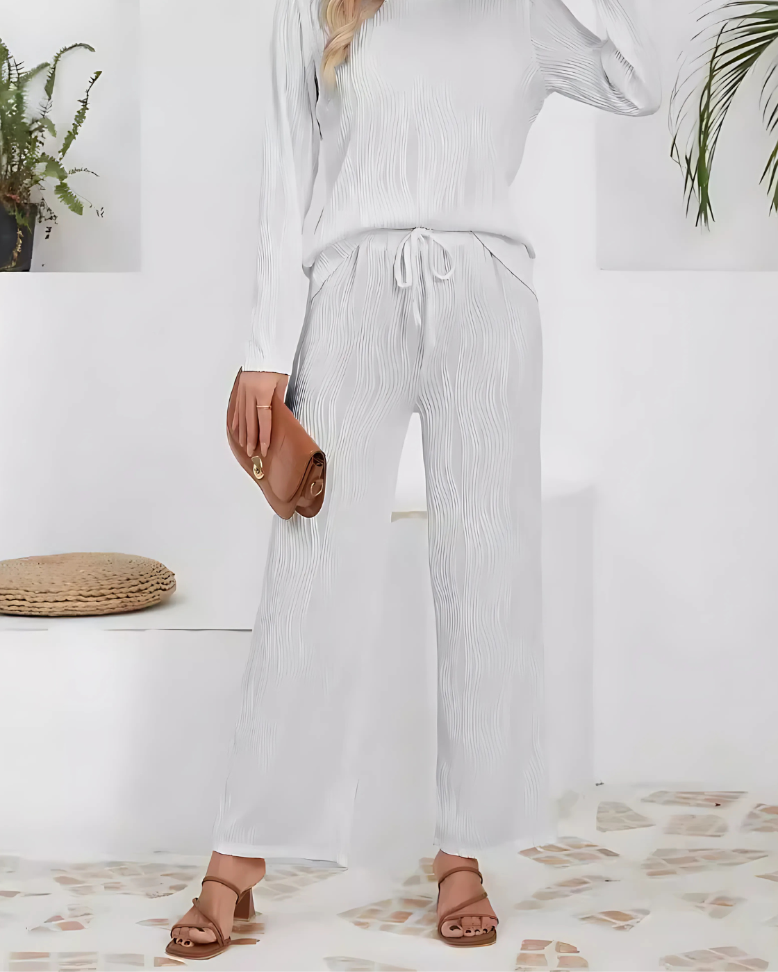 Laura Set | 2 Pieces - Premium Linen (European Style)