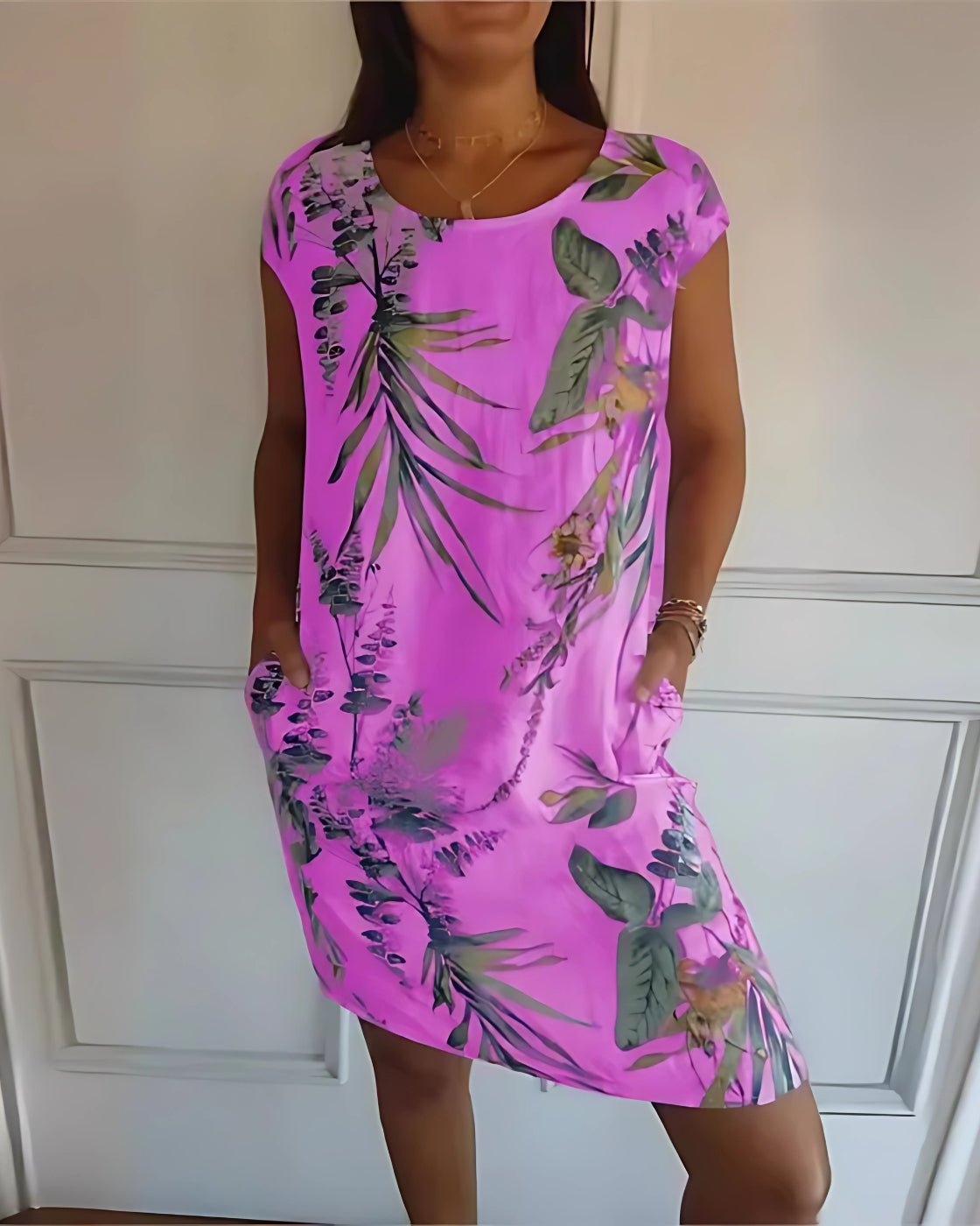 Violet Dress - Premium Linen | Short Sleeves - Vintage (Summer 2025)