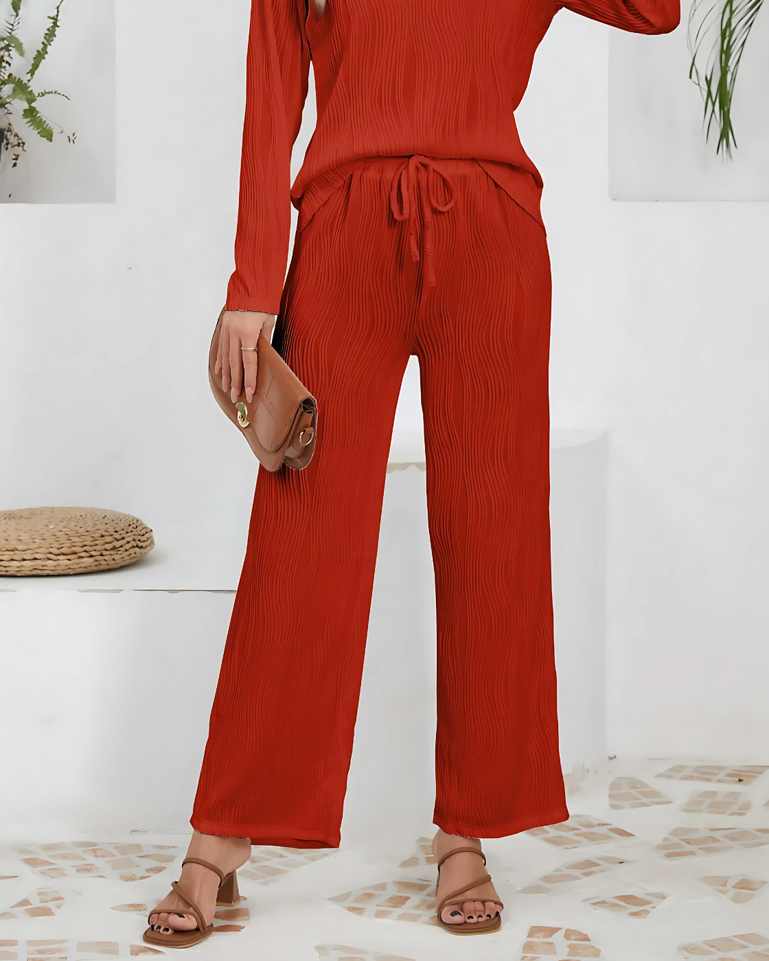 Laura Set | 2 Pieces - Premium Linen (European Style)
