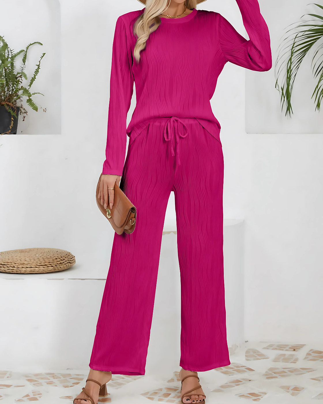 Laura Set | 2 Pieces - Premium Linen (European Style)