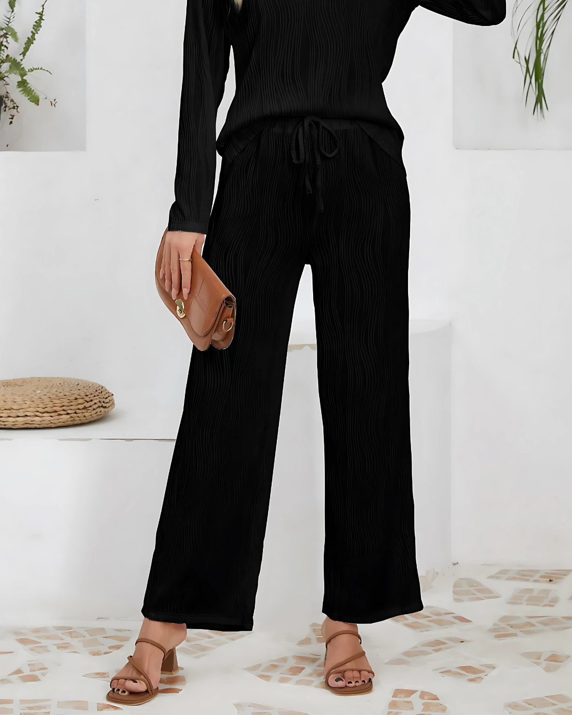 Laura Set | 2 Pieces - Premium Linen (European Style)