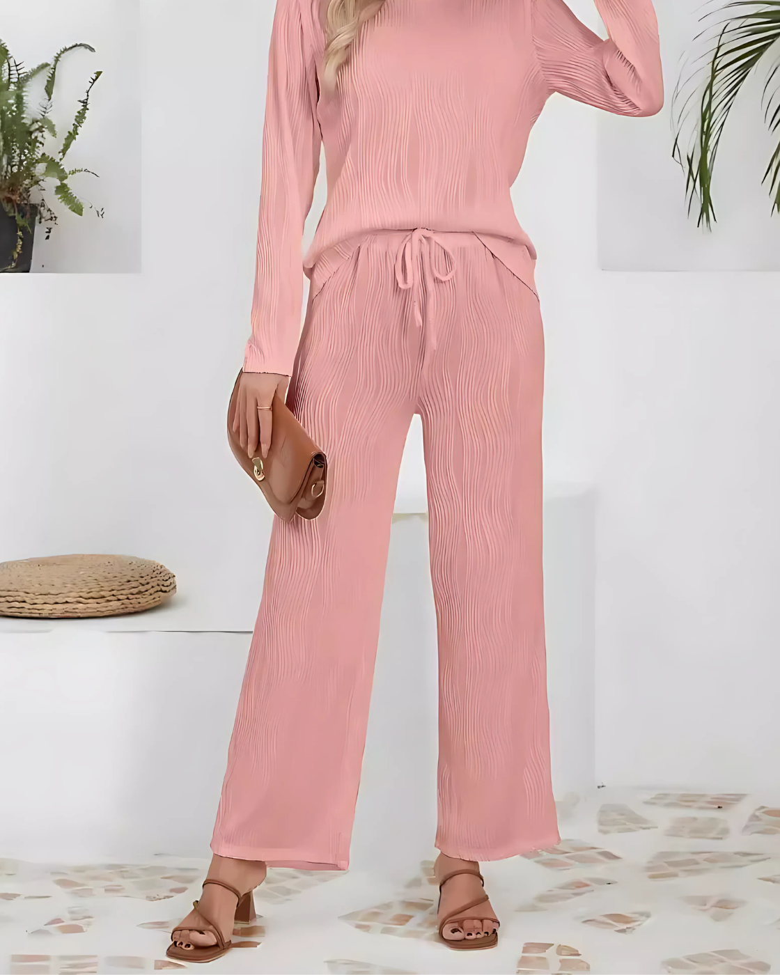 Laura Set | 2 Pieces - Premium Linen (European Style)