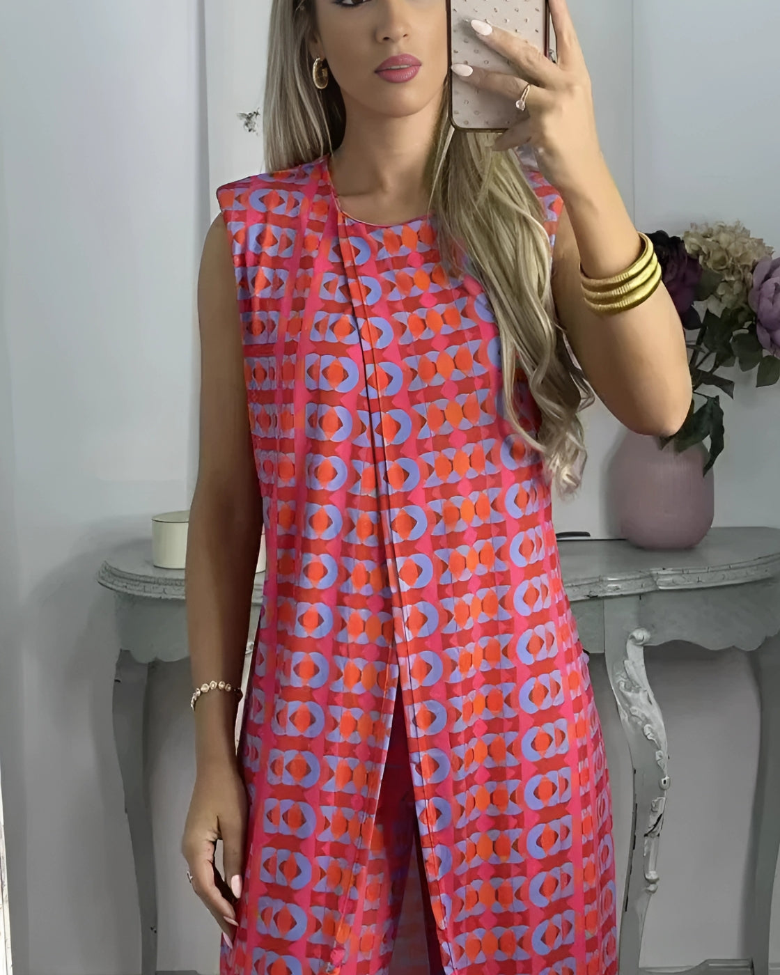 Helena Set | Sleeveless - Premium Linen (European Style)