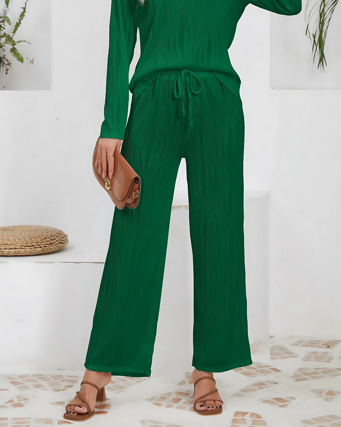 Laura Set | 2 Pieces - Premium Linen (European Style)