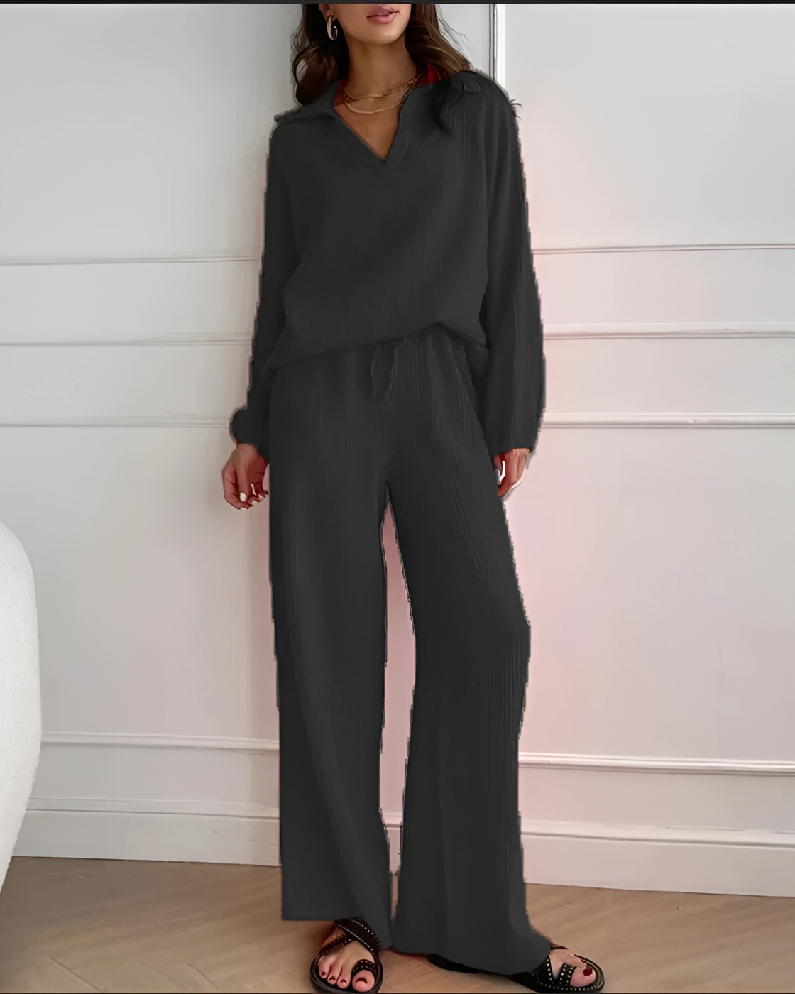 Grace Set | 2 Pieces - Premium Linen (European Style)
