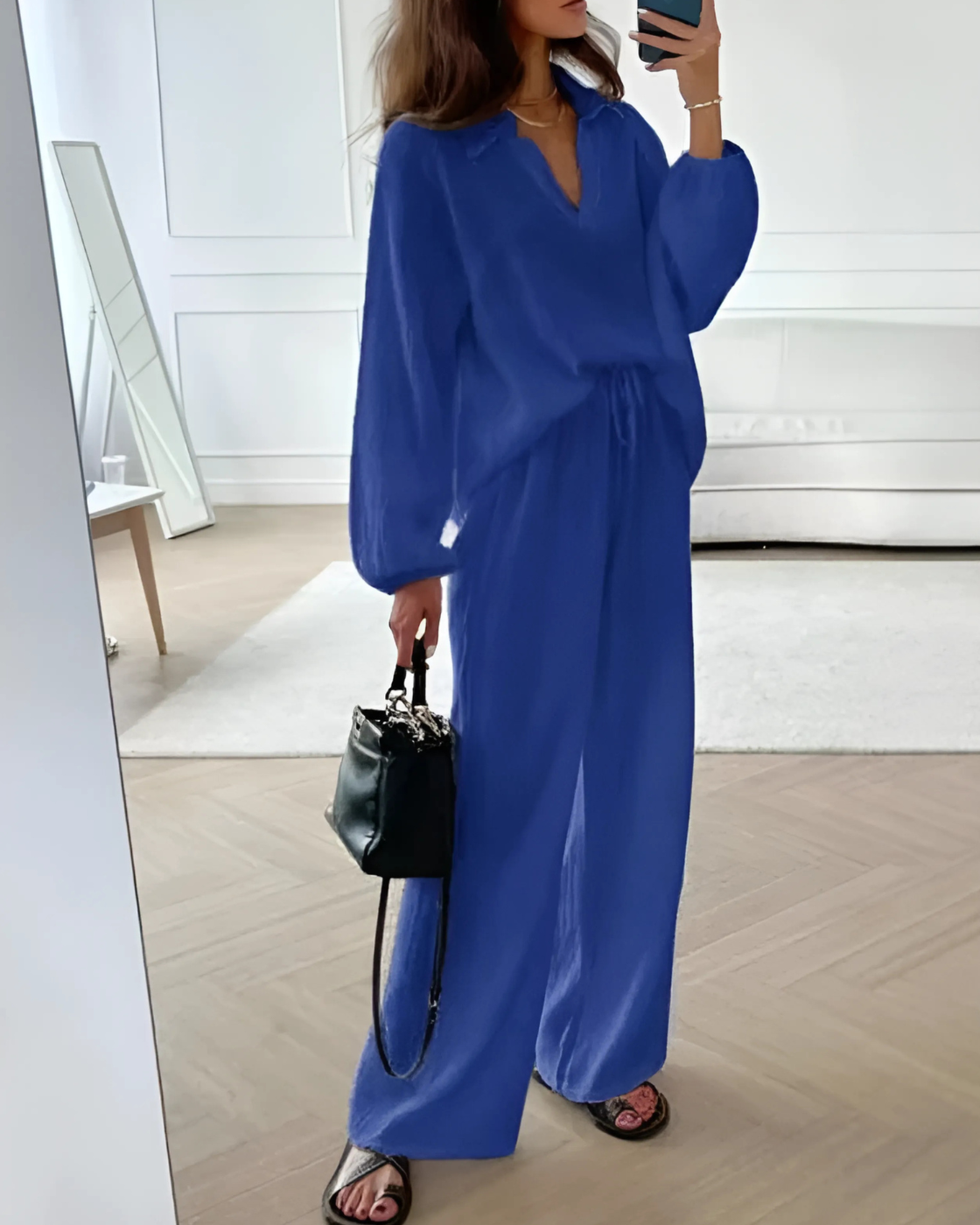 Grace Set | 2 Pieces - Premium Linen (European Style)