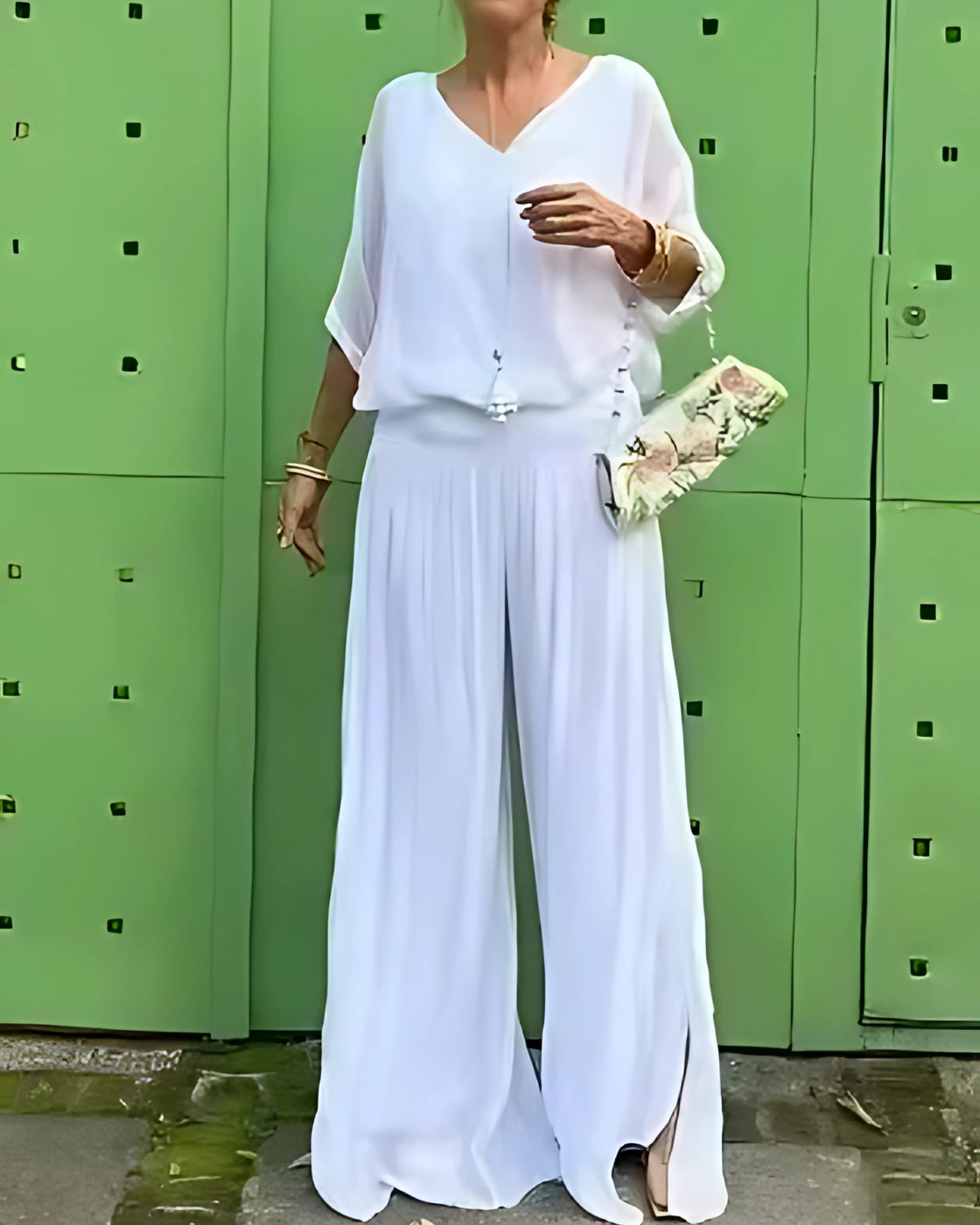 Safira Set | Short Sleeve V-Neck (Summer 2025)