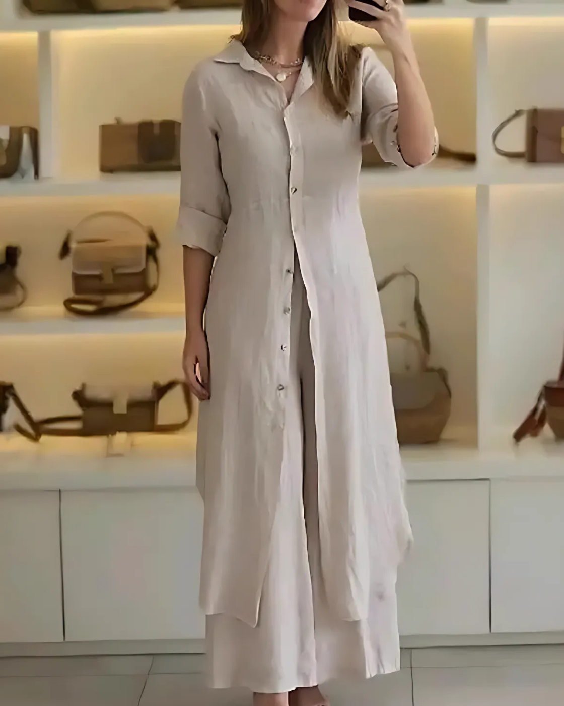 Clara Set | Premium Linen (European Style)