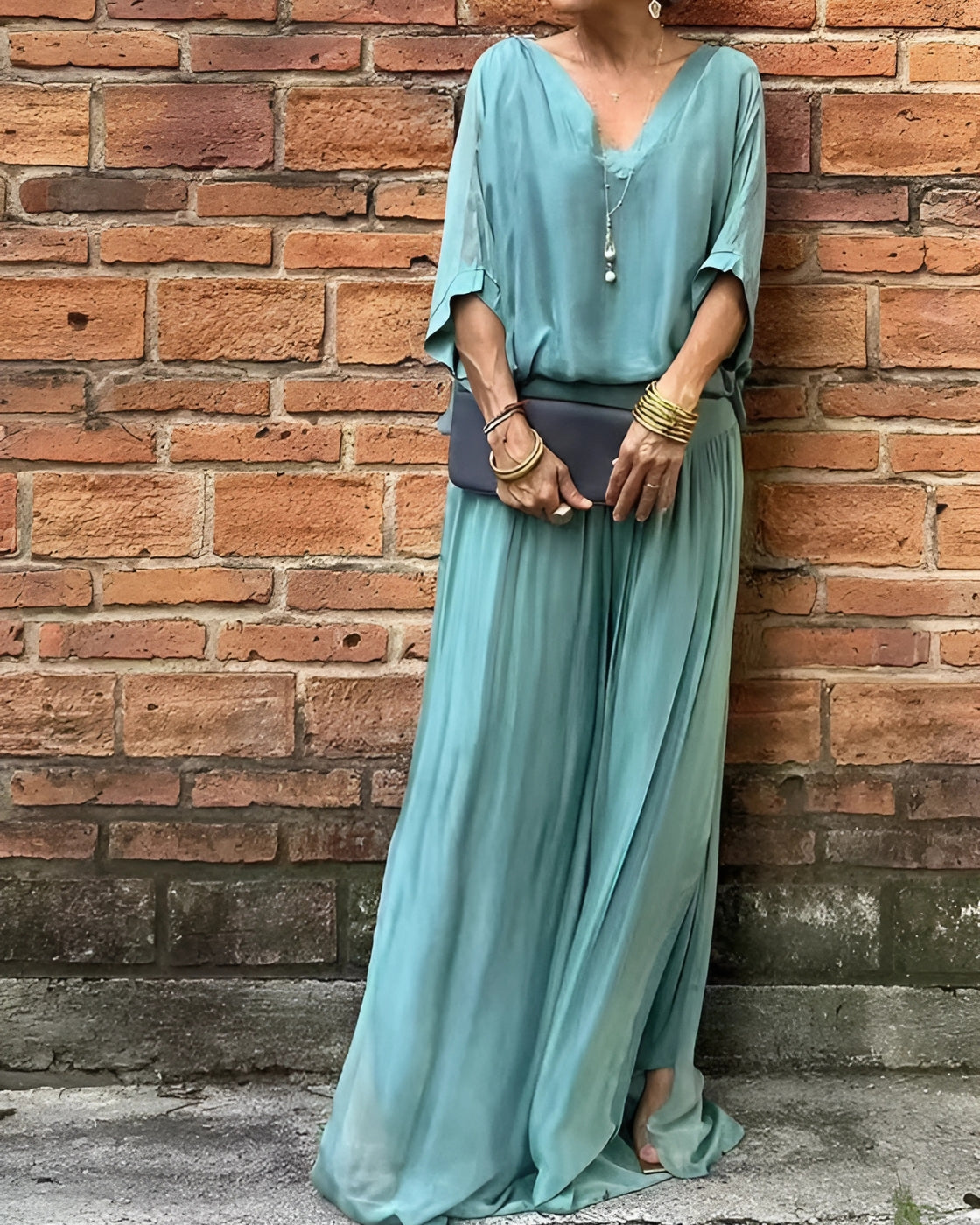 Safira Set | Short Sleeve V-Neck (Summer 2025)
