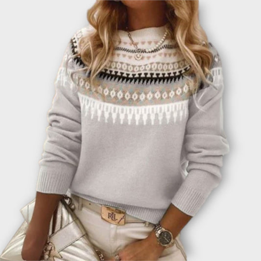Ainhoa Jacquard Knit Sweater