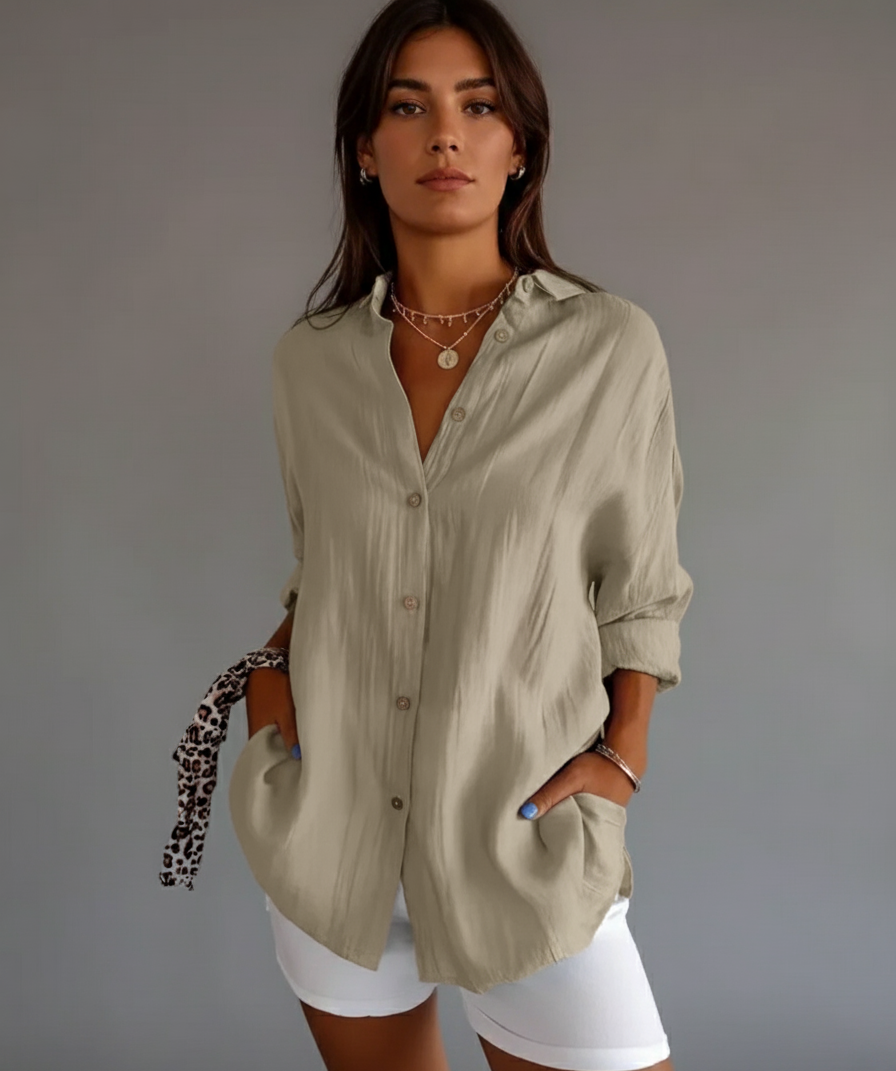Ivy Linen and Cotton Shirt