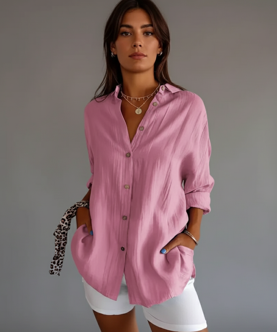 Ivy Linen and Cotton Shirt
