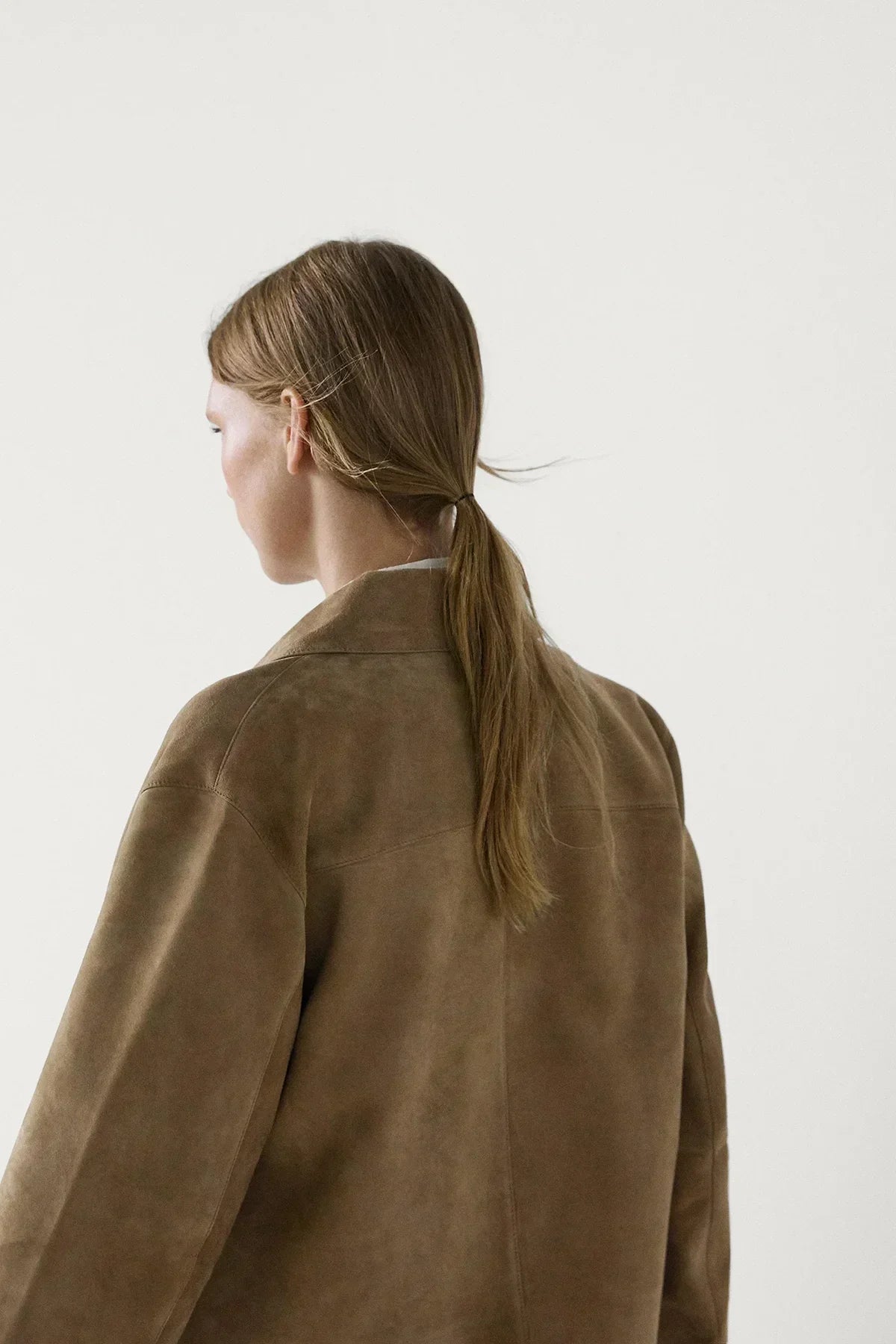 Distressed Suede Jacket