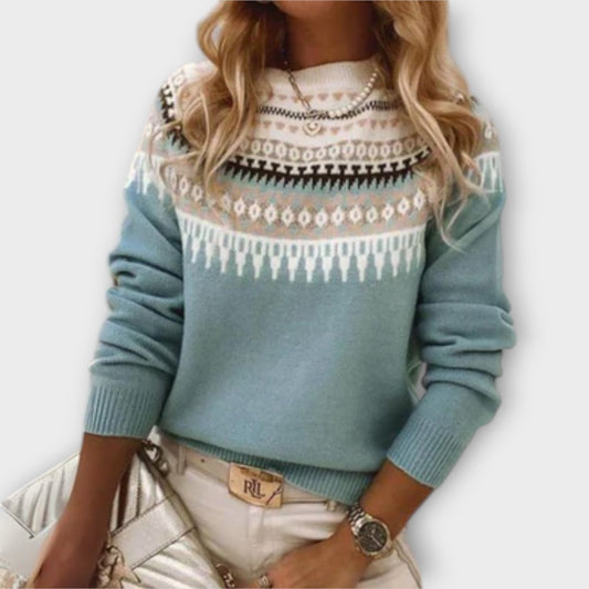 Ainhoa Jacquard Knit Sweater