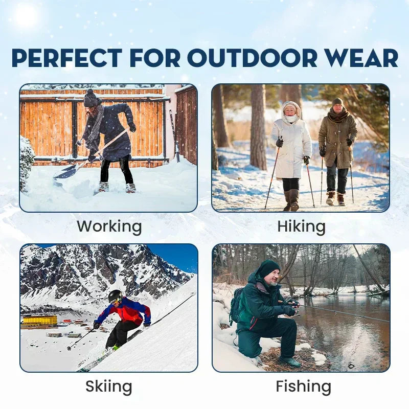 Unisex Waterproof Fleece-Lined Pants - Effortlessly Conquer the UK Winter!