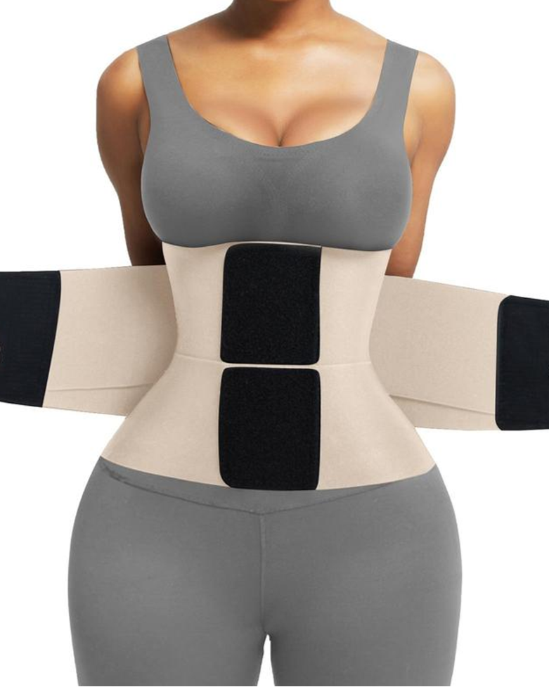 Triple Wrap Waist Cincher Ab Belt for Women - Tummy Control Body Shaper