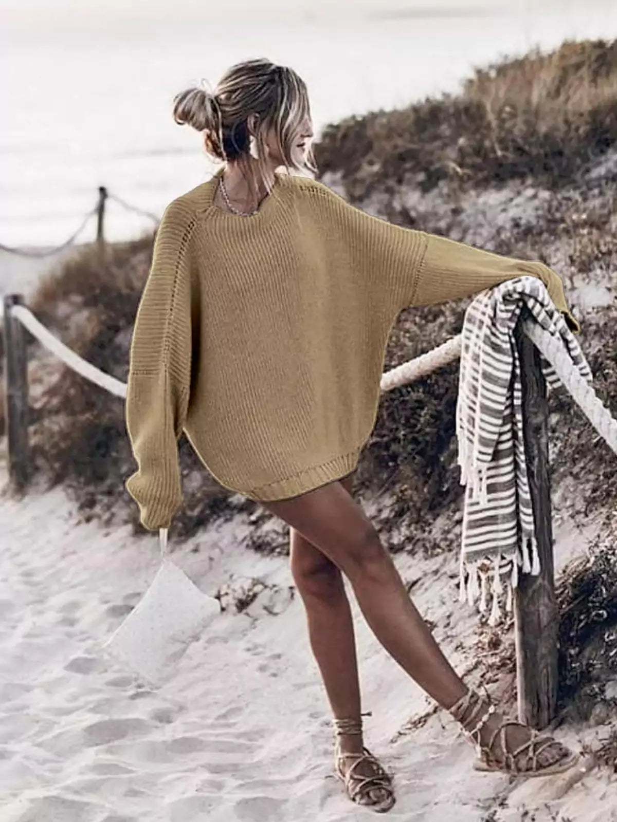 Charming Lace Knit Ensemble