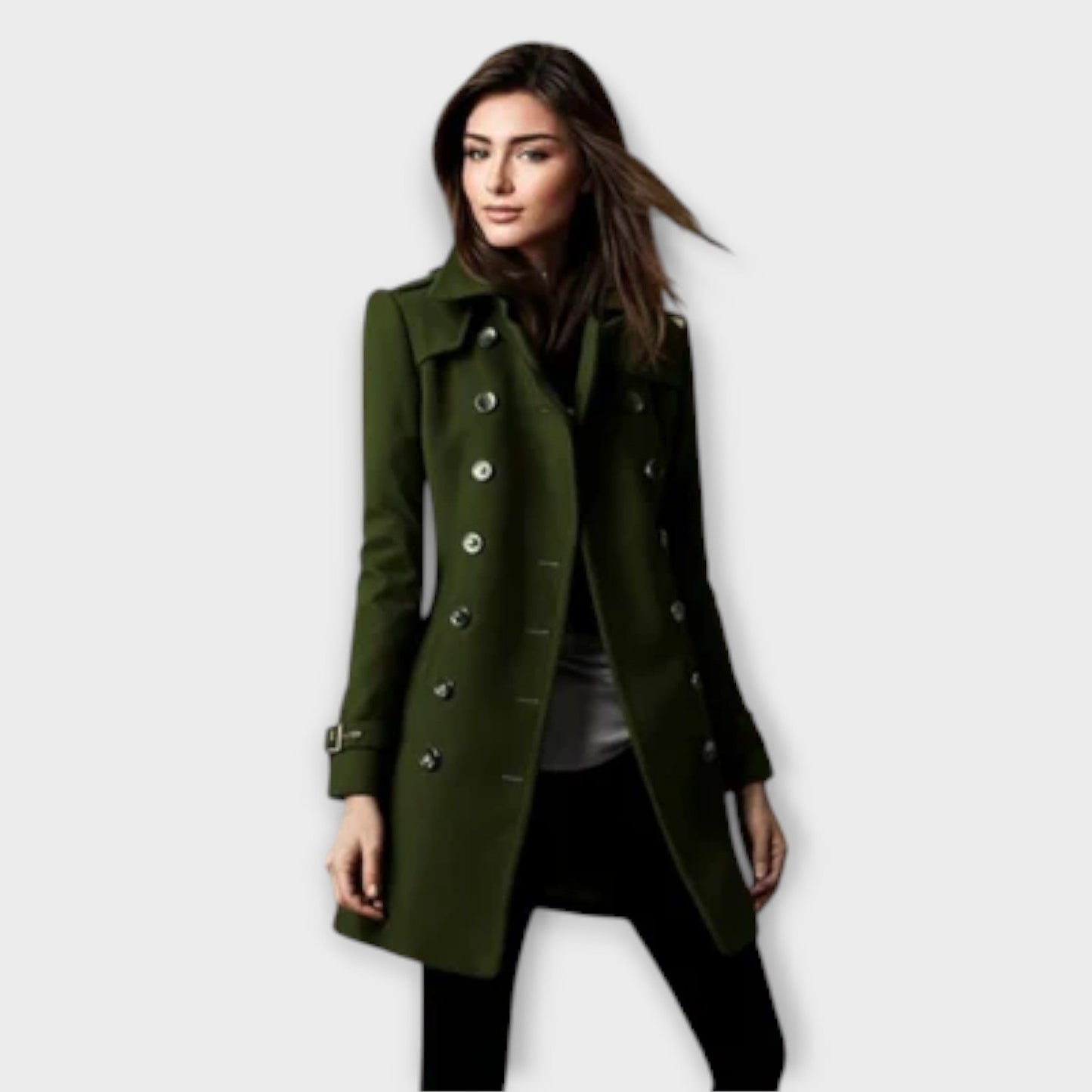 Linda - Classic Double-Breasted Trench Coat