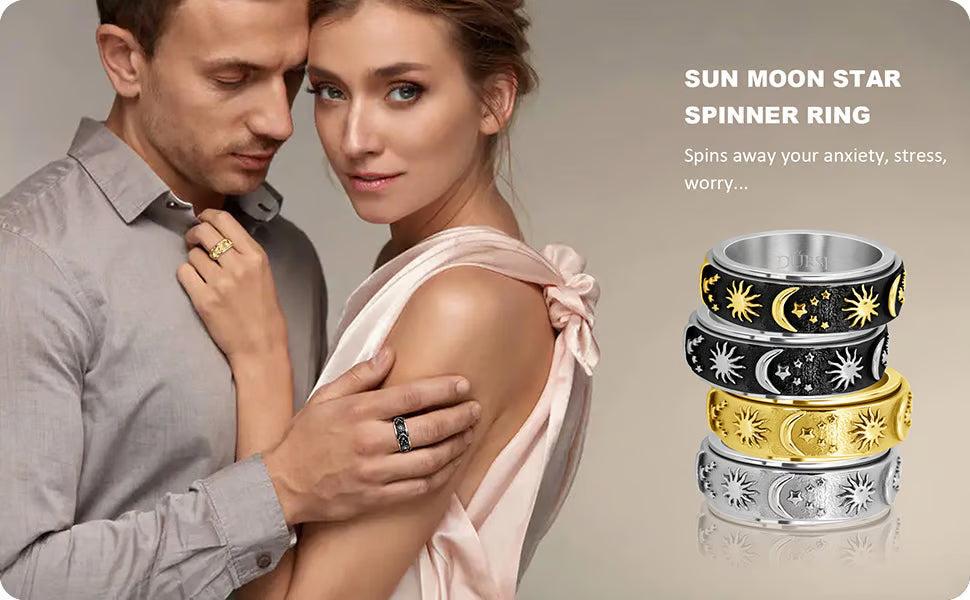 Celestial Spinner Ring