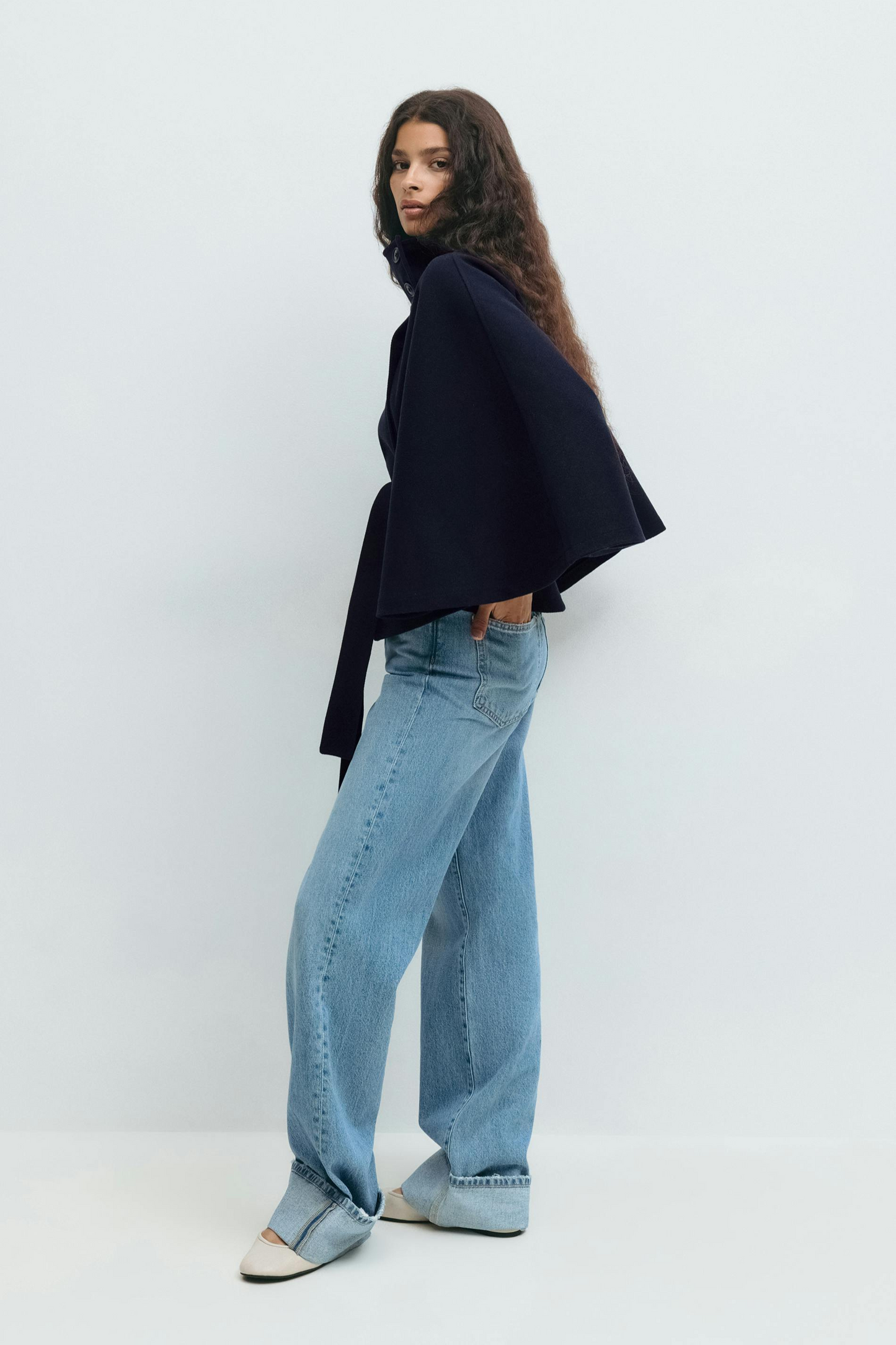 Vayne | Cape Jacket with Belt