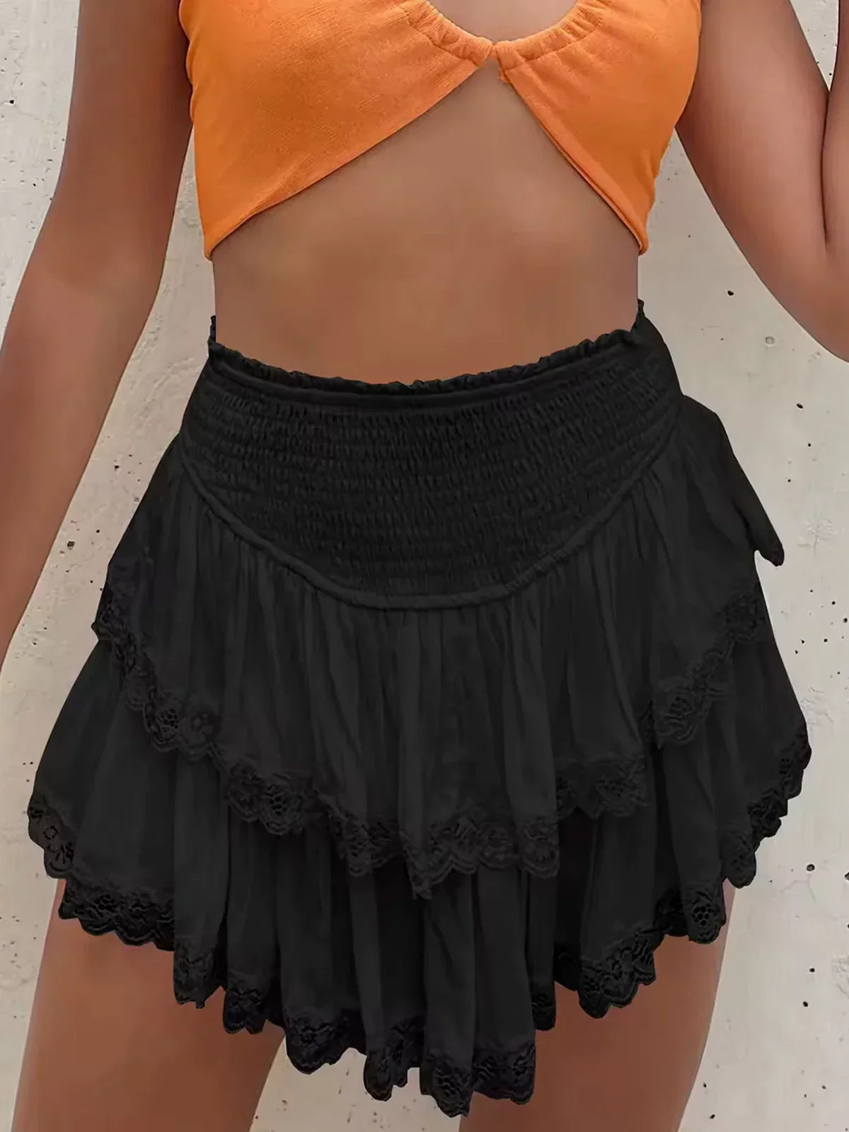 Charming Lace Knit Ensemble