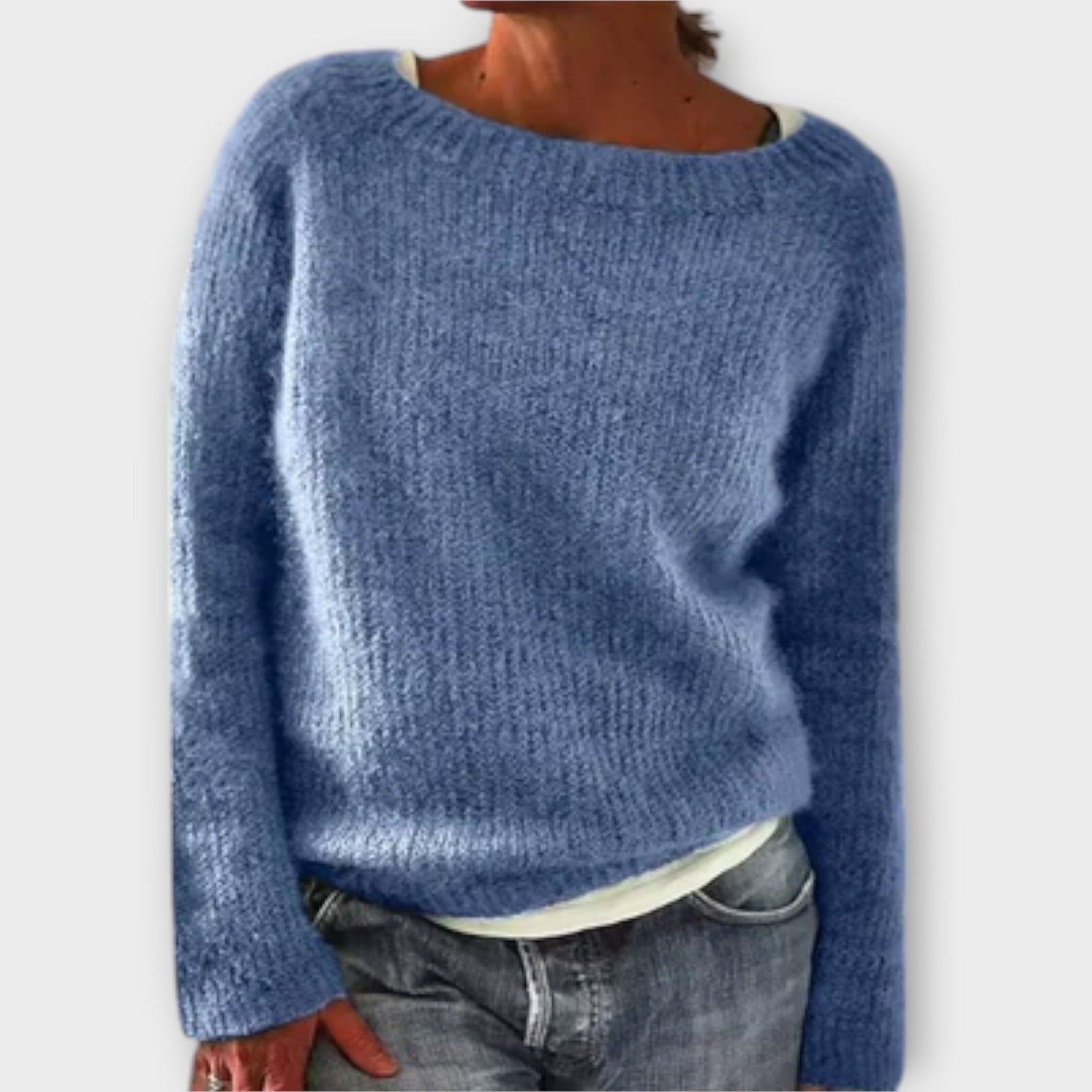 Regine – Classic Solid Knit Sweaters