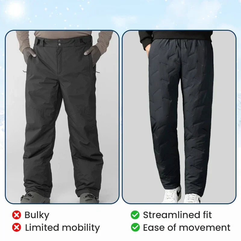 Unisex Waterproof Fleece-Lined Pants - Effortlessly Conquer the UK Winter!