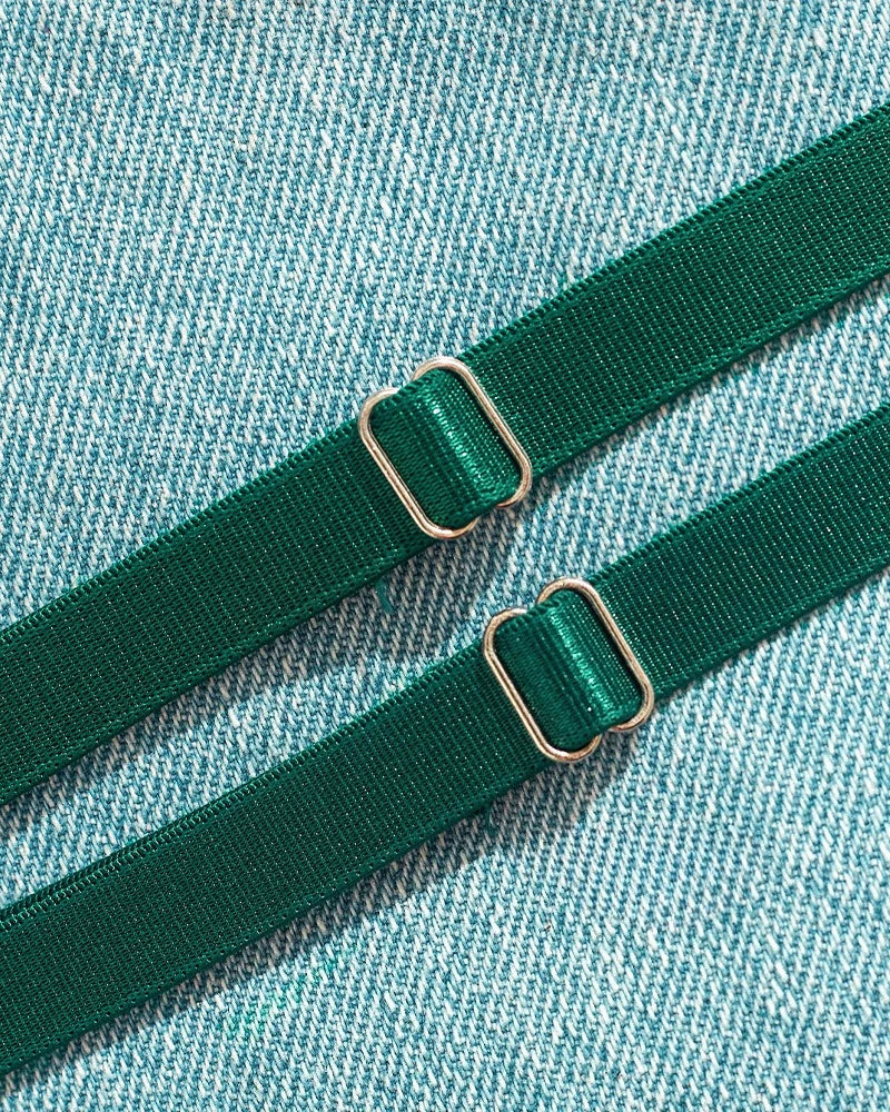 Women's Lace Mesh Hollow Cutout Lingerie Set