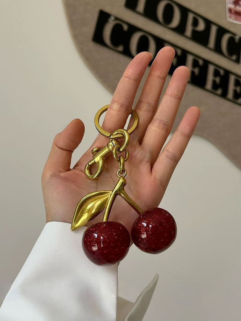 Cherry Bag Charm