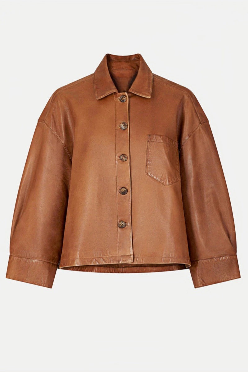 The Boxy Leather Jacket