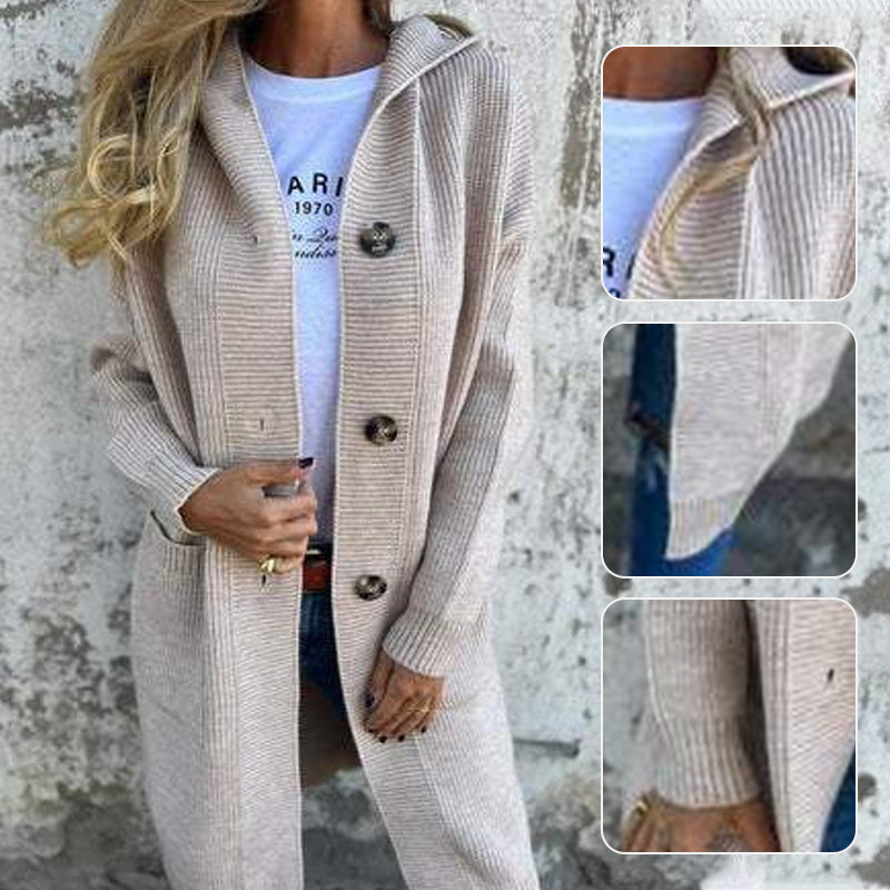 Everlyn | Soft Knit Hooded Cardigan for Ultimate Comfort