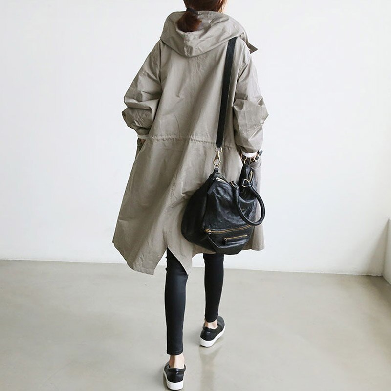 Phoebe Hooded Trench Coat