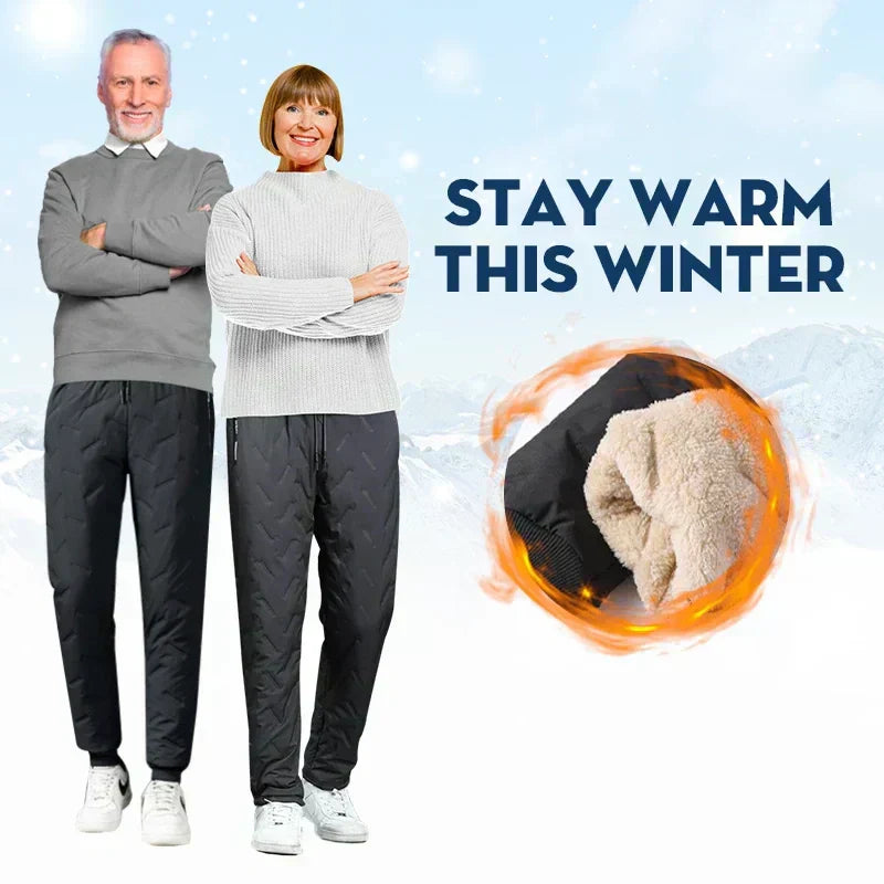 Unisex Waterproof Fleece-Lined Pants - Effortlessly Conquer the UK Winter!