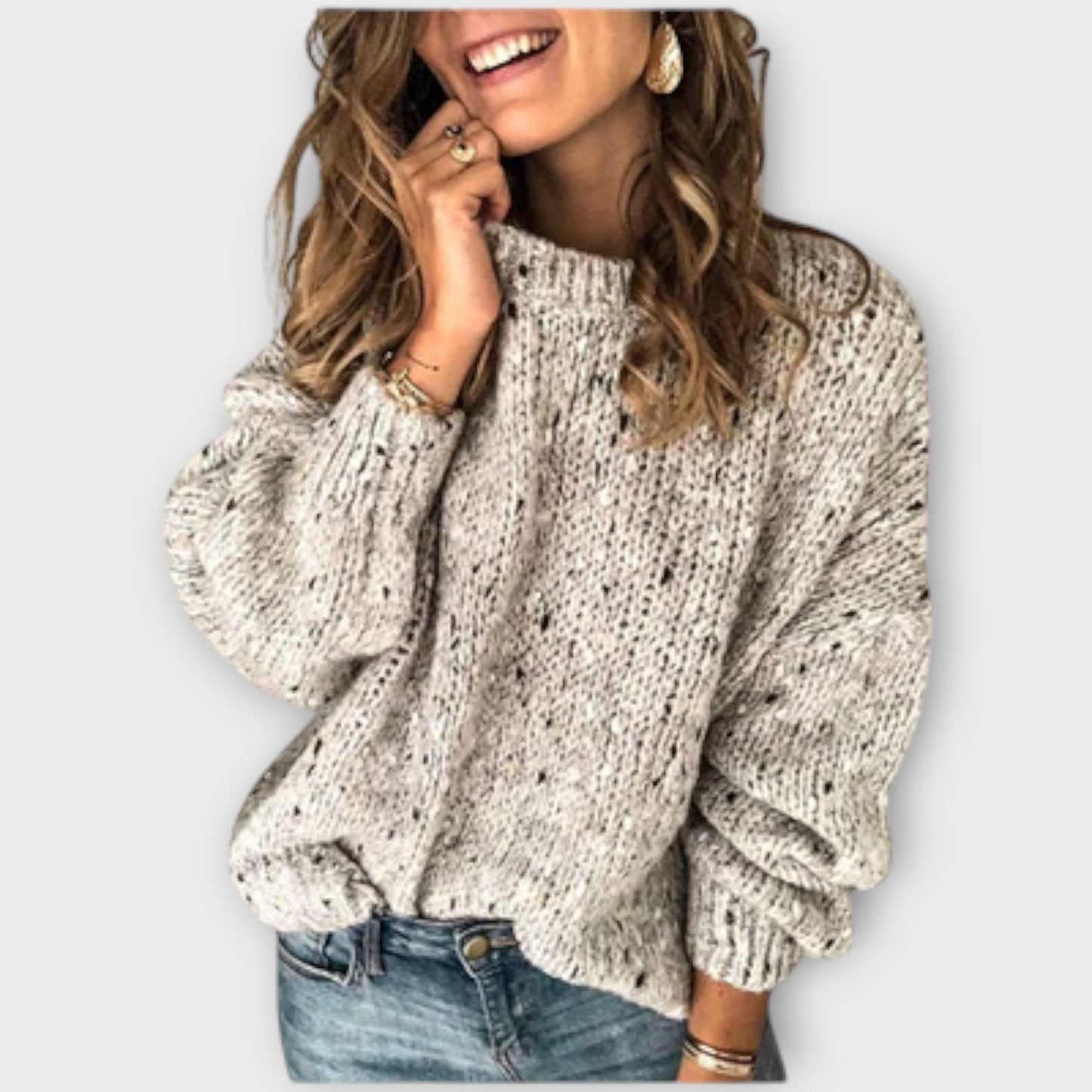 Eileen – Cozy Retro Knit Sweater
