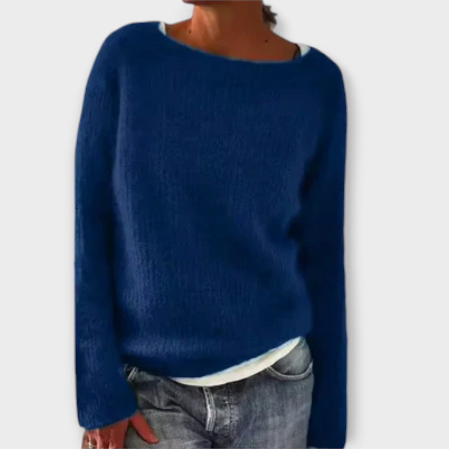Regine – Classic Solid Knit Sweaters