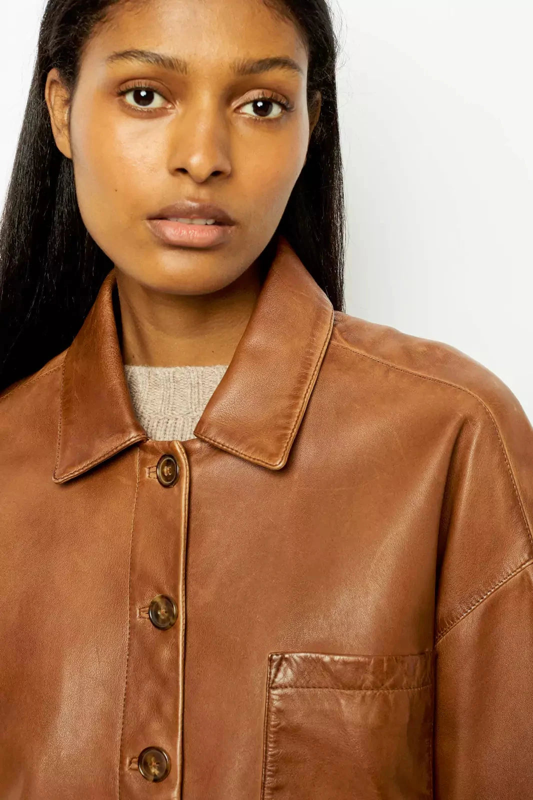 The Boxy Leather Jacket