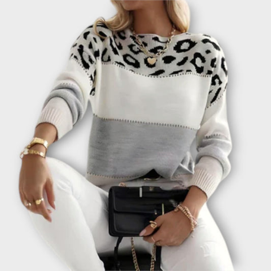 Cheyenne – Leopard Print Oversized Sweater
