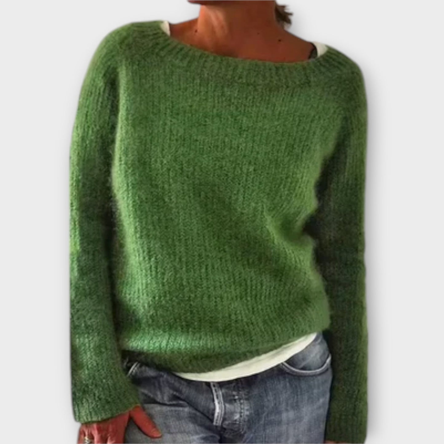 Regine – Classic Solid Knit Sweaters