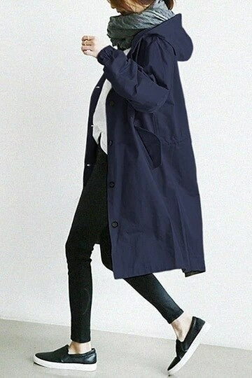 Phoebe Hooded Trench Coat
