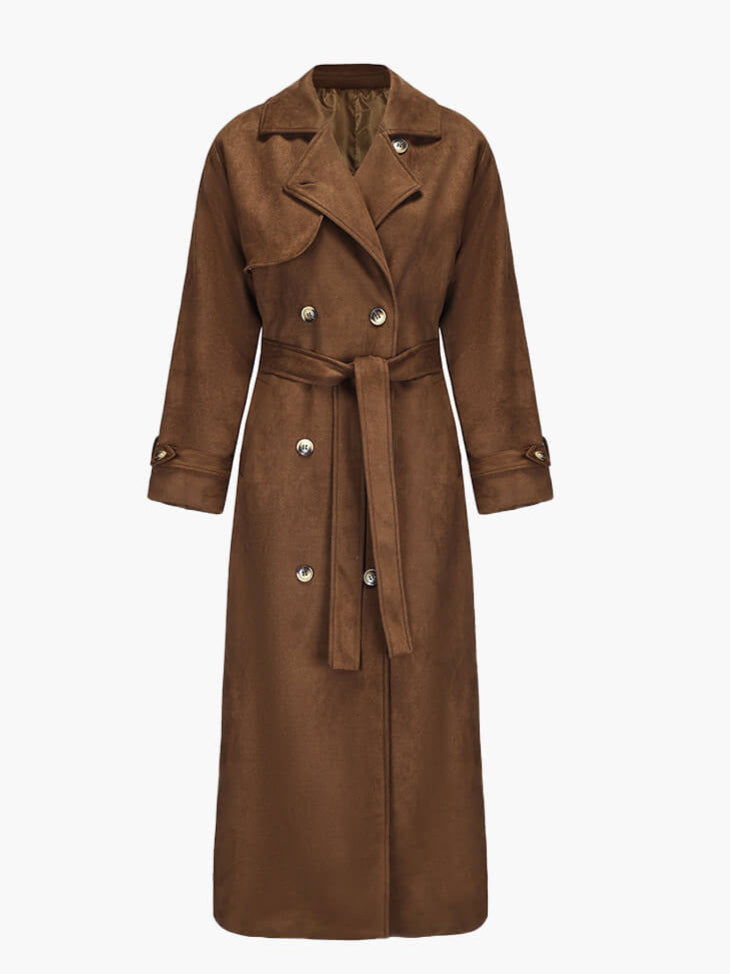 Evalyn Suede Overcoat