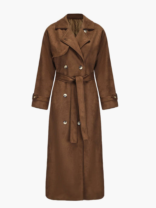 Evalyn Suede Overcoat