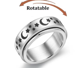 Celestial Spinner Ring