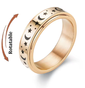 Celestial Spinner Ring